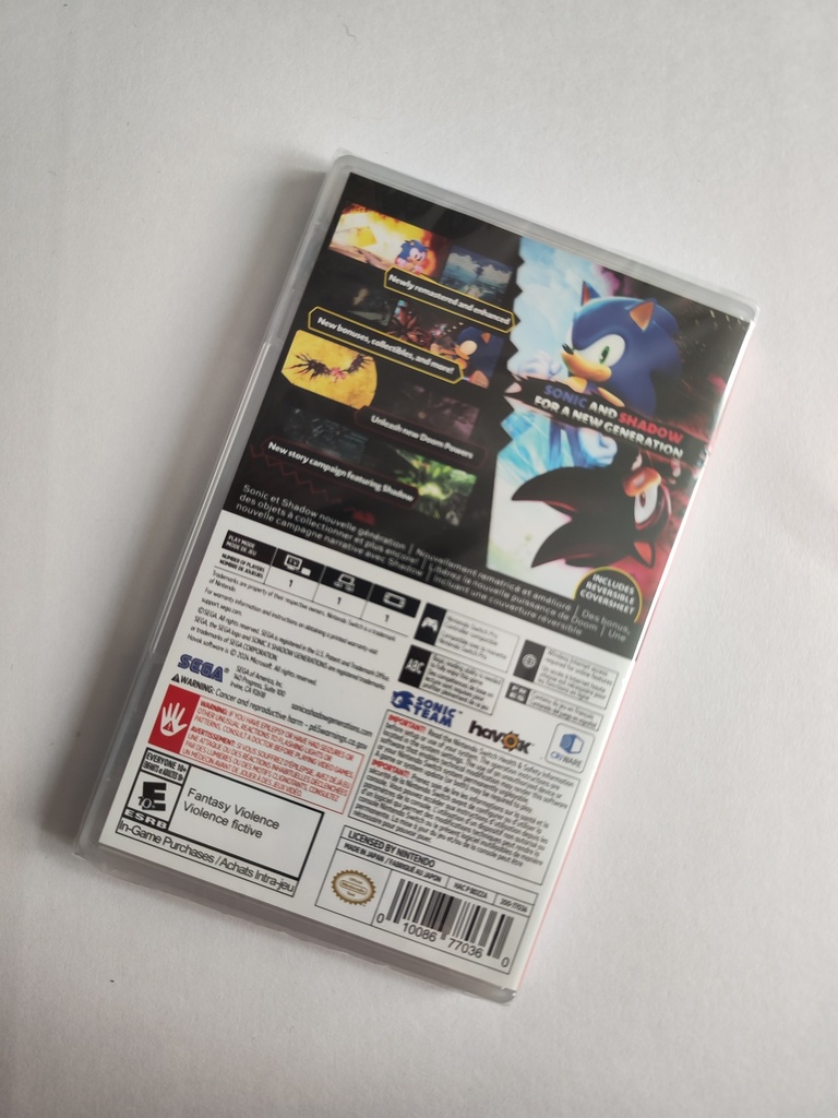 SONIC X SHADOW GENERATION