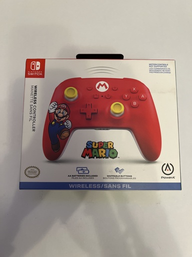 CONTROL MARIO ROJO (INALAMBRICO)