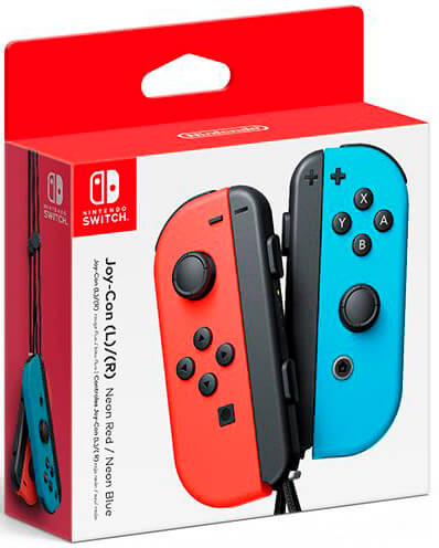 JOYCON ROJO CON AZUL