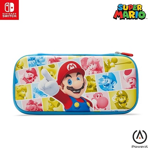 ESTUCHE CASE SLIM COLORES  MARIO AZUL AMARILLO ROJO